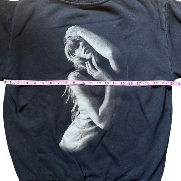 Taylor Swift TTPD Crewneck Sweatshirt Black Size M – Official Merch - Picture 8 of 12